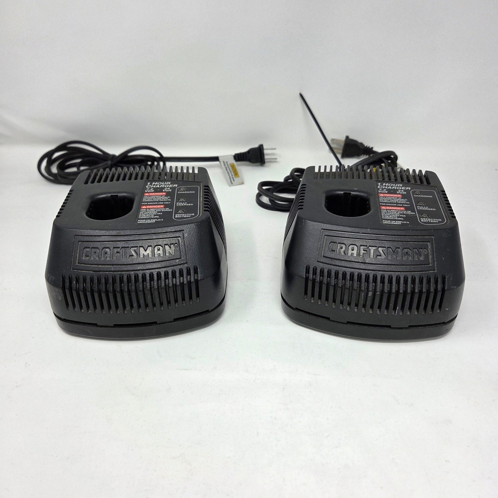 Craftsman 1425301 1-Hour Fast Charger 7.2V-24V Dual Rate Black Untested